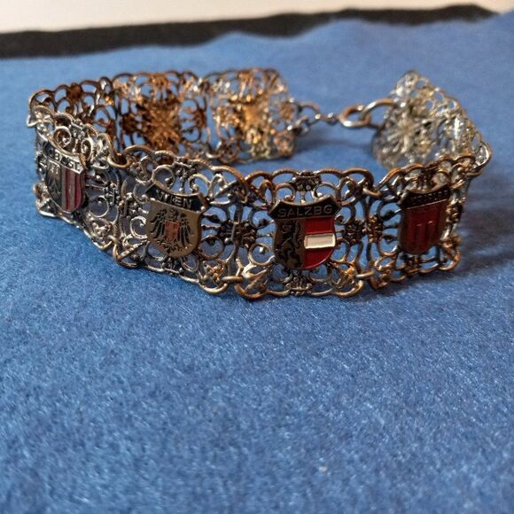 Vintage Travel Souvenir Austria Bracelet - Picture 1 of 8